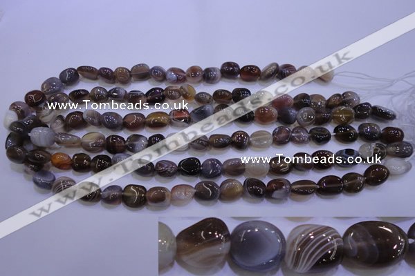 CAG2771 15.5 inches 8*12mm nuggets botswana agate beads wholesale