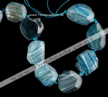 CAG328 16 inch nugget shape rough agate gemstone beads Wholesale