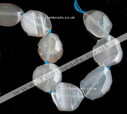 CAG330 rough agate gemstone nugget shape  beads Wholesale