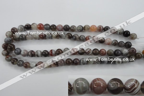 CAG3683 15.5 inches 10mm round botswana agate beads wholesale