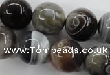 CAG3687 15.5 inches 18mm round botswana agate beads wholesale