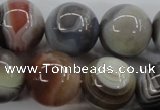 CAG3688 15.5 inches 20mm round botswana agate beads wholesale