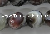 CAG3698 15.5 inches 20mm faceted round botswana agate beads wholesale