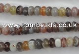 CAG3701 15.5 inches 4*6mm rondelle botswana agate beads wholesale