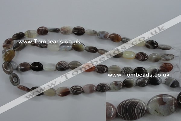 CAG3721 15.5 inches 10*14mm oval botswana agate beads wholesale