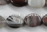 CAG3724 15.5 inches 15*20mm oval botswana agate beads wholesale