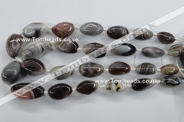 CAG3728 15.5 inches 14*20mm – 20*35mm nuggets botswana agate beads