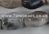 CAG3730 15.5 inches 18*25mm faceted nuggets botswana agate beads