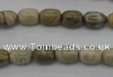 CAG3888 15.5 inches 8*12mm drum chrysanthemum agate beads