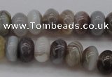 CAG3988 15.5 inches 5*8mm rondelle botswana agate gemstone beads