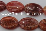 CAG4216 15.5 inches 18*25mm oval natural fire agate beads