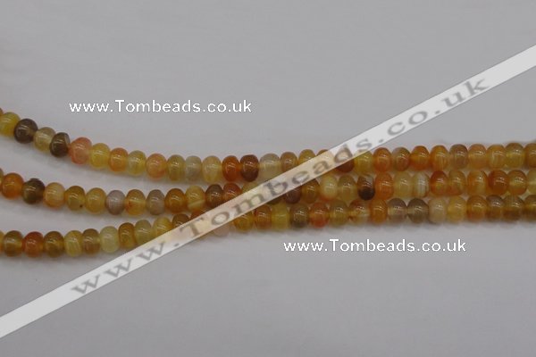 CAG4330 15.5 inches 5*7mm rondelle botswana agate gemstone beads