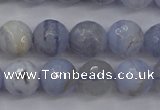 CAG4362 15.5 inches 8mm faceted round blue lace agate beads