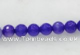 CAG438 5pcs 14mm&18mm faceted round violet agate beads wholesale