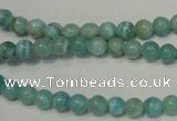 CAG4401 15.5 inches 6mm round dyed blue lace agate beads