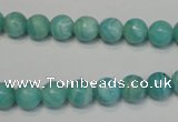 CAG4402 15.5 inches 8mm round dyed blue lace agate beads