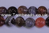 CAG4441 15.5 inches 10mm flat round botswana agate beads wholesale