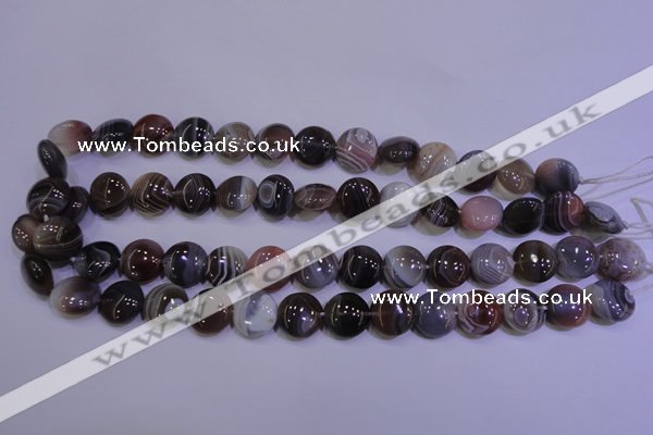 CAG4444 15.5 inches 16mm flat round botswana agate beads wholesale