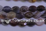 CAG4460 15.5 inches 8*10mm faceted oval botswana agate beads