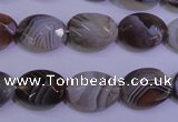 CAG4463 15.5 inches 12*16mm faceted oval botswana agate beads