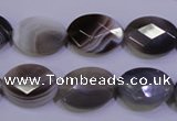 CAG4464 15.5 inches 13*18mm faceted oval botswana agate beads