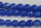 CAG4488 15.5 inches 6mm faceted round agate beads wholesale