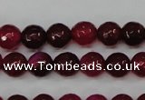 CAG4489 15.5 inches 6mm faceted round agate beads wholesale