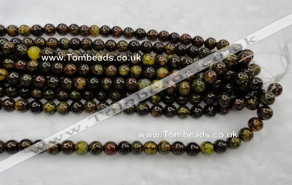 CAG449 15.5 inches 16mm round agate gemstone beads Wholesale