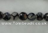 CAG450 15.5 inches 10mm faceted round agate beads Wholesale