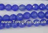 CAG4506 15.5 inches 8mm faceted round agate beads wholesale