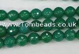 CAG4507 15.5 inches 8mm faceted round agate beads wholesale