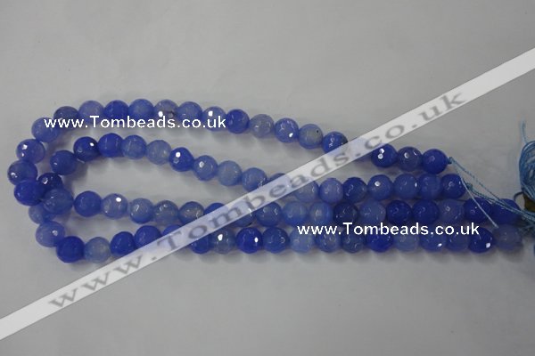 CAG4532 15.5 inches 10mm faceted round agate beads wholesale