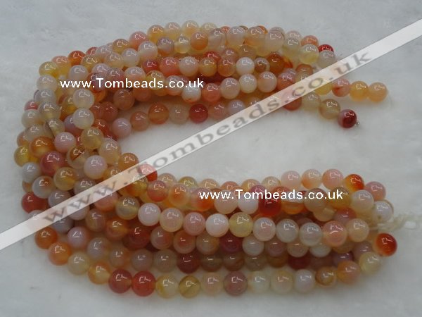 CAG455 15.5 inches 12mm round agate gemstone beads Wholesale