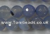 CAG4565 15.5 inches 14mm faceted round agate beads wholesale