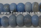 CAG4591 15.5 inches 10*14mm rondelle agate beads wholesale