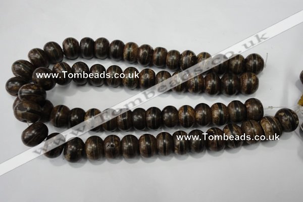 CAG4594 15.5 inches 12*16mm rondelle agate beads wholesale