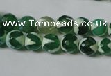 CAG4700 15.5 inches 8mm faceted round tibetan agate beads wholesale