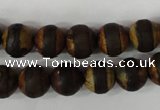 CAG4758 15 inches 10mm round tibetan agate beads wholesale