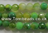 CAG4781 15.5 inches 8mm faceted round fire crackle agate beads