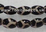 CAG5087 15.5 inches 8*12mm drum tibetan agate beads wholesale