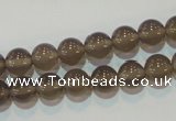 CAG5241 15.5 inches 8mm round Brazilian grey agate beads wholesale