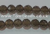 CAG5248 15.5 inches 10mm faceted round Brazilian grey agate beads