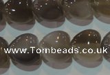 CAG5263 15.5 inches 16*16mm heart Brazilian grey agate beads