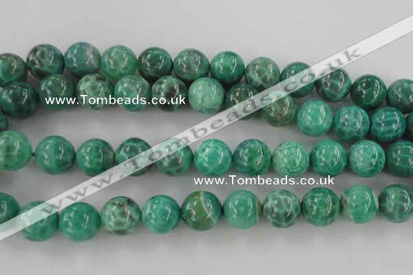 CAG5305 15.5 inches 14mm round peafowl agate gemstone beads