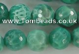 CAG5312 15.5 inches 10mm faceted round peafowl agate gemstone beads