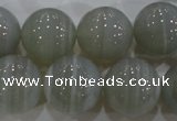 CAG5326 15.5 inches 18mm round grey line agate beads wholesale