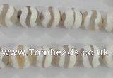 CAG5330 15.5 inches 10mm faceted round tibetan agate beads wholesale