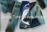 CAG5455 15.5 inches 12*20mm - 16*58mm freeform agate gemstone beads