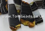 CAG5463 15.5 inches 16*26mm - 20*66mm freeform agate gemstone beads