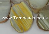 CAG5474 15.5 inches 16*22mm - 25*38mm freeform agate gemstone beads